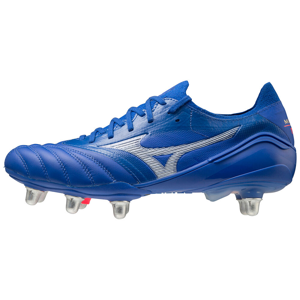 Panske Kopačky Mizuno Morelia Neo 3 beta Elite SI Modre/Biele Vypredaj XNUD13762